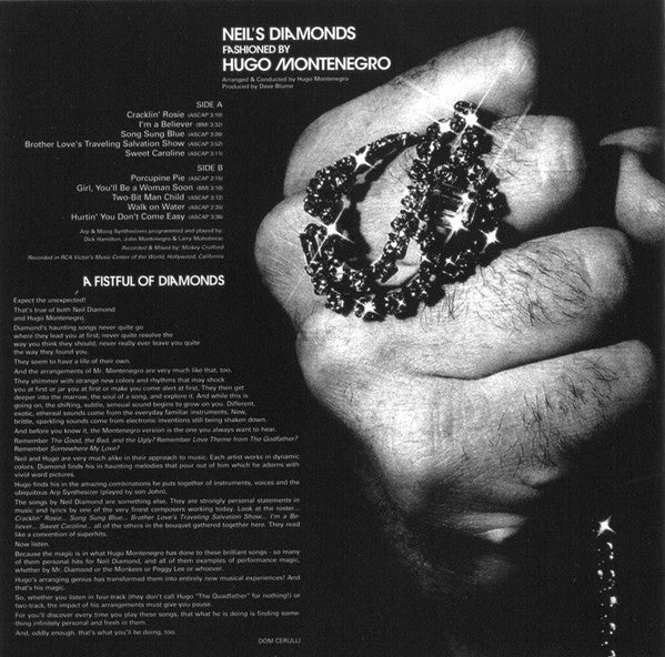 Hugo Montenegro : Neil's Diamonds Fashioned By Hugo Montenegro (CD, Album, RE)