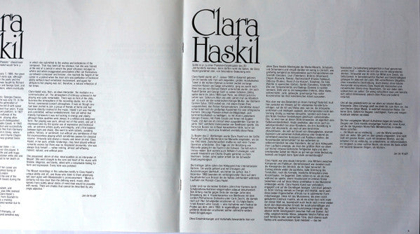 Clara Haskil - Wolfgang Amadeus Mozart : Mozart (Box, Comp + LP, Mono + LP + LP, Mono + LP, Mono + )