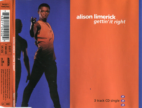 Alison Limerick : Gettin' It Right (CD, Single)