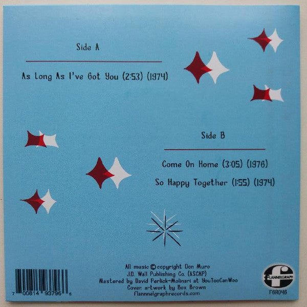 Don Muro : As Long As I've Got You (7", Single, Ltd, Num)