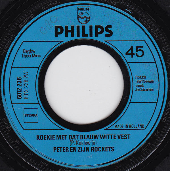 Peter Koelewijn & Zijn Rockets : De Wolf (7", Single)
