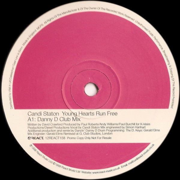 Candi Staton : Young Hearts Run Free (2x12", Promo)