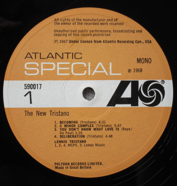 Lennie Tristano : The New Tristano (LP, Album, Mono, RE)