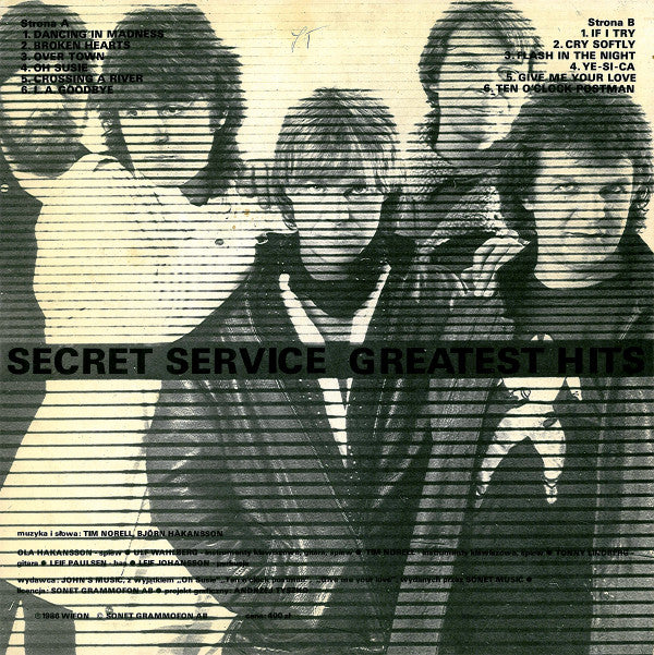 Secret Service : Greatest Hits (LP, Comp)