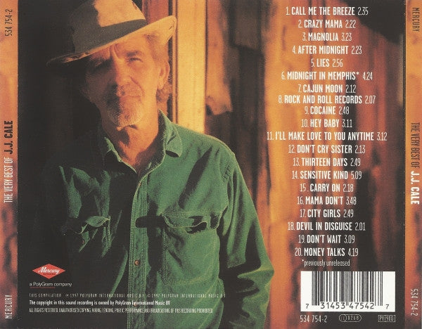 J.J. Cale : The Very Best Of J.J. Cale (CD, Comp, RE)