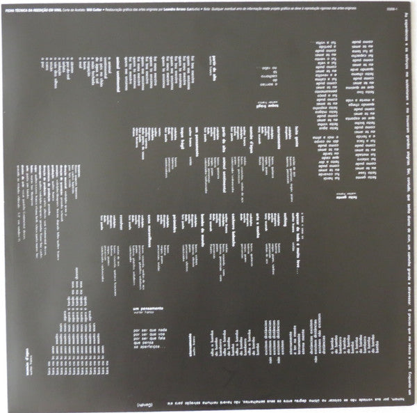 Walter Franco : Revolver (LP, Album, Ltd, RE)