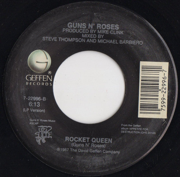 Guns N' Roses : Patience (7", Single)