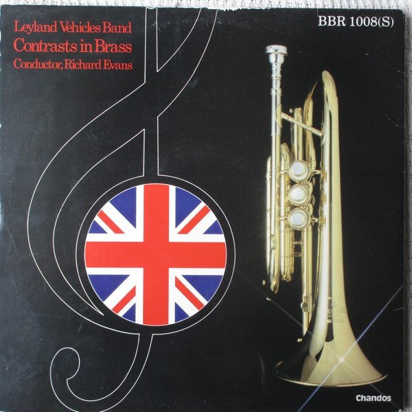 The Leyland Vehicles Band, Richard Evans (18) : Contrasts In Brass (2xLP, Gat)