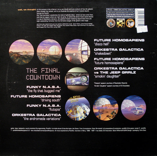 Various : Galactic Disco (The Final Countdown: 1996-1997) (2xLP)