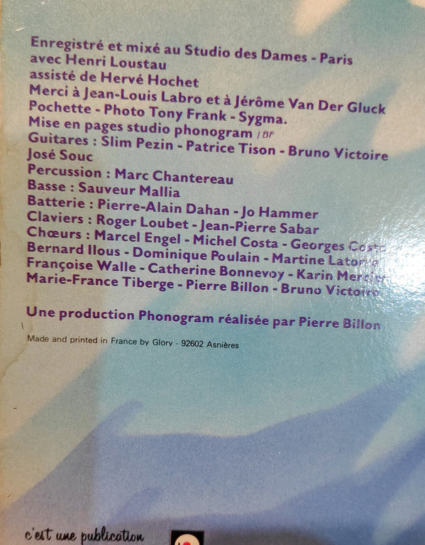 Johnny Hallyday : La Peur (LP, Album)