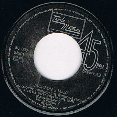 Michael Jackson / The Jackson 5 : Jackson 5 Maxi (7", Maxi, Yel)