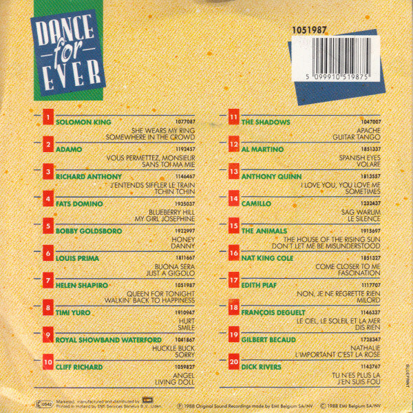 Helen Shapiro : Queen For Tonight (7", Single)