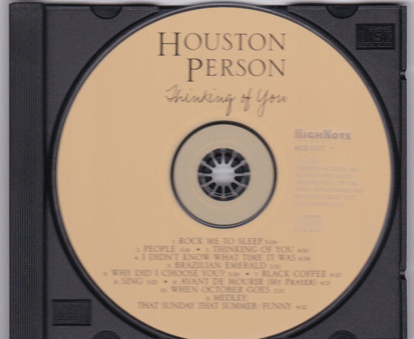 Houston Person : Thinking Of You (CD, Album)