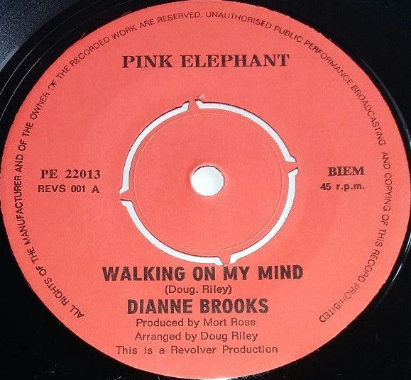 Dianne Brooks : Walkin' On My Mind / Need To Belong (7")