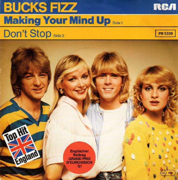 Bucks Fizz : Making Your Mind Up (7", Single)