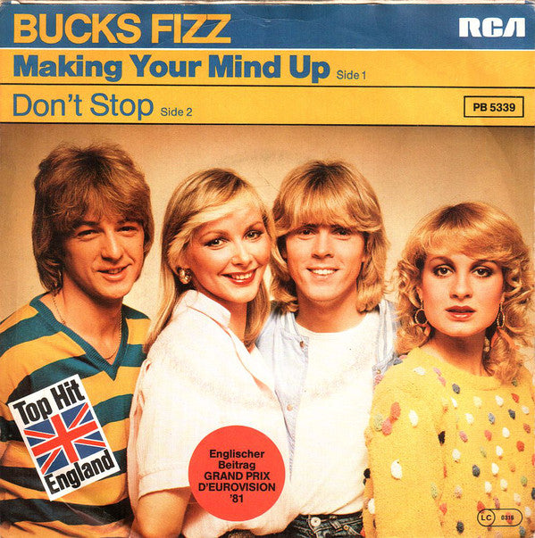 Bucks Fizz : Making Your Mind Up (7", Single)