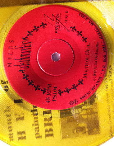 Miles Dethmuffen : Mouth Of Hell / Painting The Bridge (7", Single, Yel)
