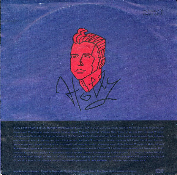 Holly Johnson : Love Train (7", Single)