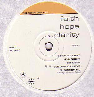 The Reese Project : Faith Hope & Clarity (LP, Album)