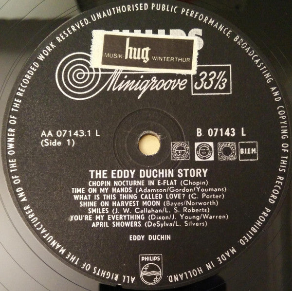 Eddy Duchin : The Eddy Duchin Story - Original Eddy Duchin Recordings (LP, Album, Mono)