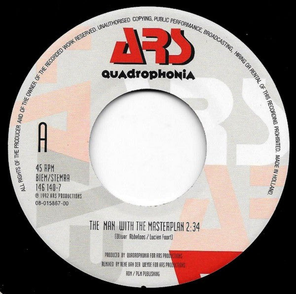 Quadrophonia : The Man With The Masterplan (7", Single)