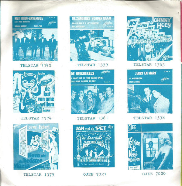 Johnny Hoes : Had Ik Maar Naar Moeder Geluisterd ! / Ga Je Mee In M'n Automobiel ? (7", Single)