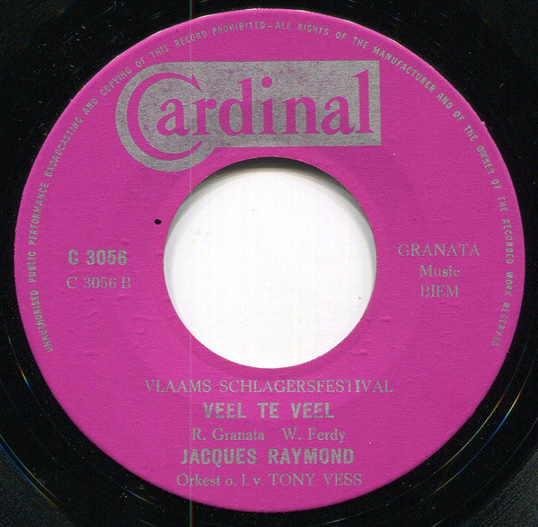 Jacques Raymond : Lusteloos (7", Single)