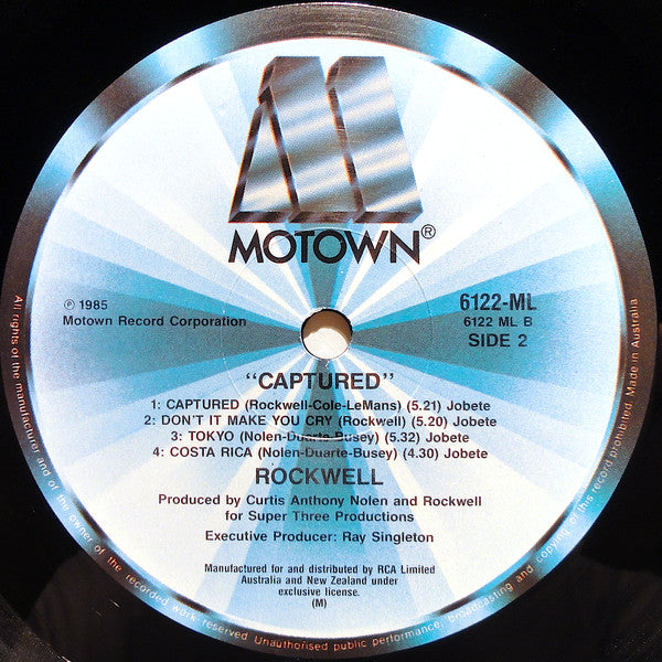 Rockwell : Captured (LP, Album)