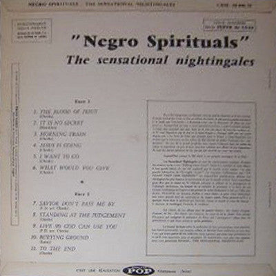 The Sensational Nightingales : Spirituals (LP)