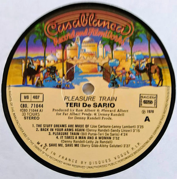 Teri Desario : Pleasure Train (LP, Album)