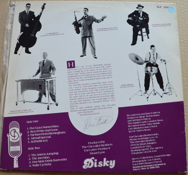 The Chevalier Brothers : Live And Jumping (LP, Album)