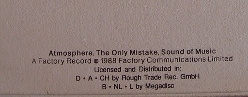 Joy Division : Atmosphere (12", Single)