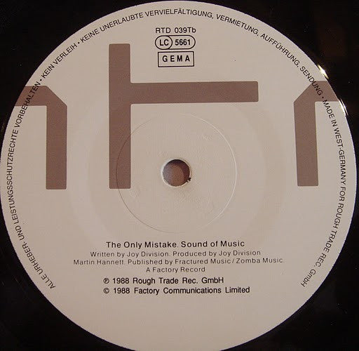 Joy Division : Atmosphere (12", Single)