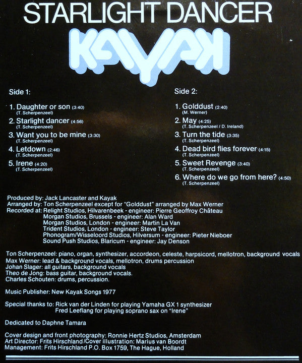 Kayak : Starlight Dancer (LP, Album)