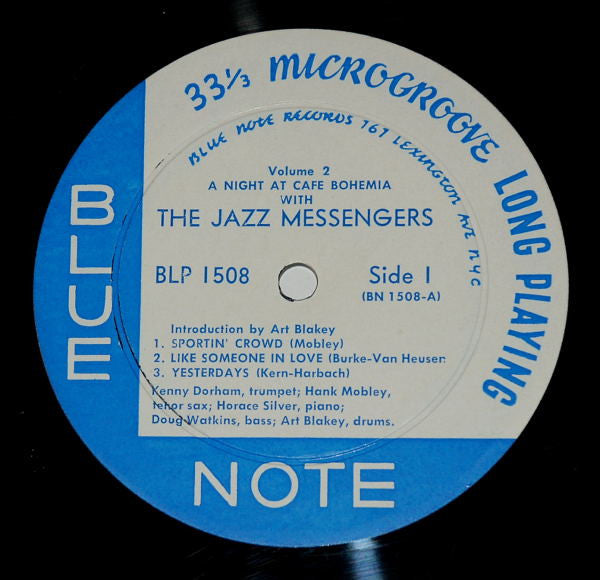 Art Blakey & The Jazz Messengers : At The Cafe Bohemia Volume 2 (LP, Album, Mono)