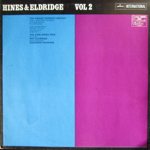 The Earl Hines Trio : Hines & Eldridge Vol. 2 (LP)
