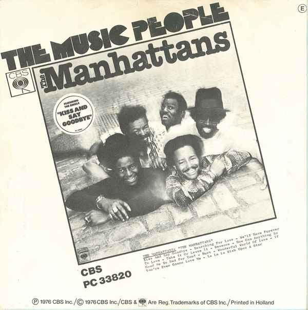 The Manhattans* : Kiss And Say Goodbye (7", Single)