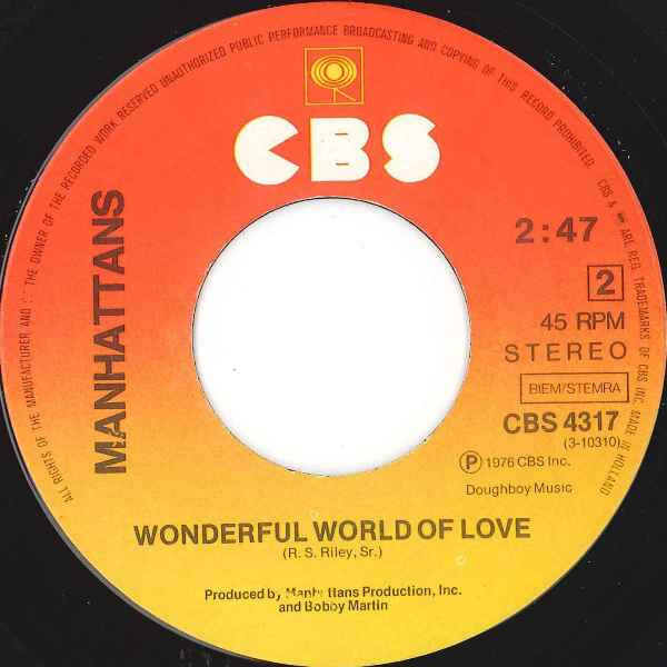 The Manhattans* : Kiss And Say Goodbye (7", Single)