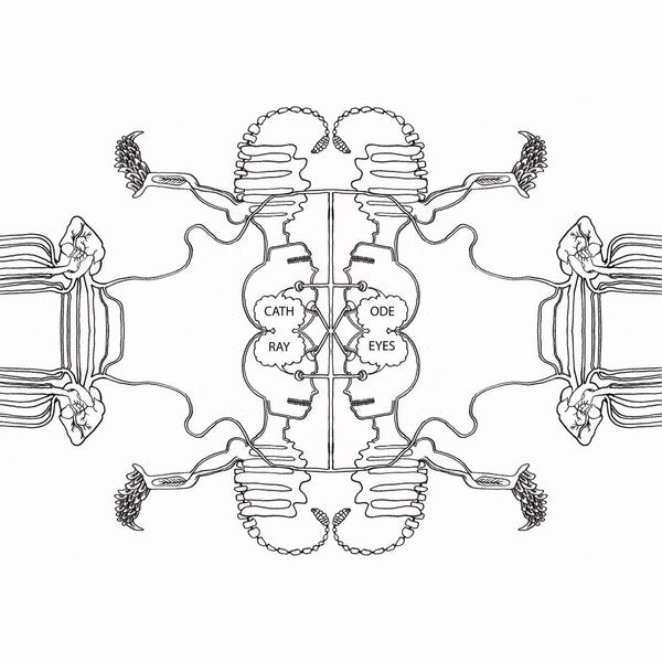 Cathode Ray Eyes : Eyes In The Melancholy Palm (LP, Album, Whi)