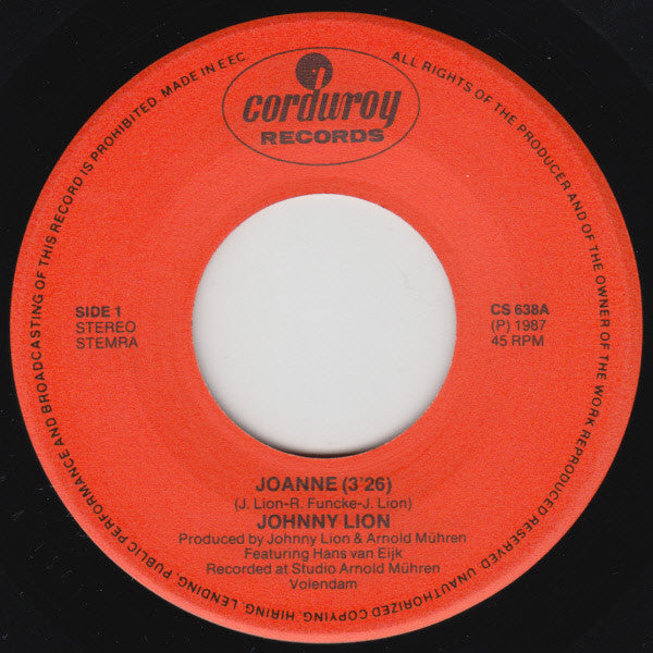 Johnny Lion : Joanne (7", Single)