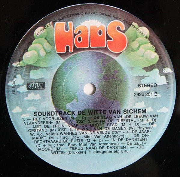 Various : De Witte Van Sichem - De Originele Soundtrack Van De Nieuwe Speelfilm (LP, Album, Gat)