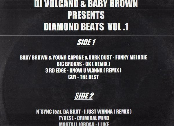 DJ Volcano (2) & Baby Brown (2) / Various : Diamond Beats Vol.1 (12", Comp, Unofficial)