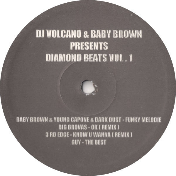 DJ Volcano (2) & Baby Brown (2) / Various : Diamond Beats Vol.1 (12", Comp, Unofficial)