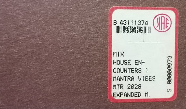 House Encounters : House Encounters Vol. 1 (12")