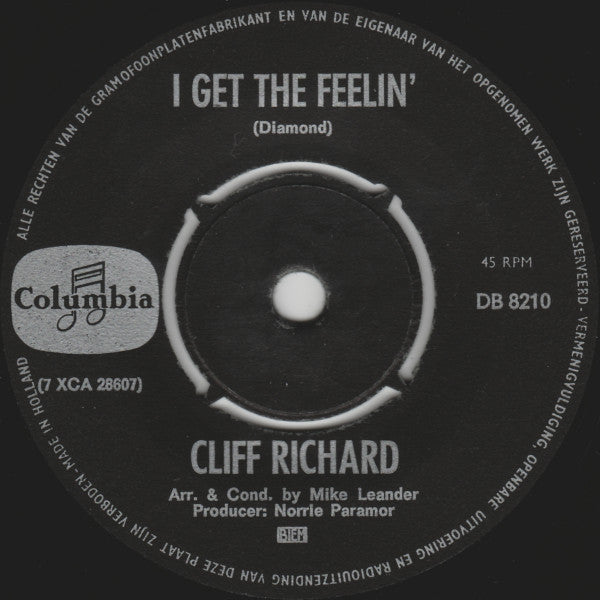Cliff Richard : I'll Come Runnin' (7", Single)