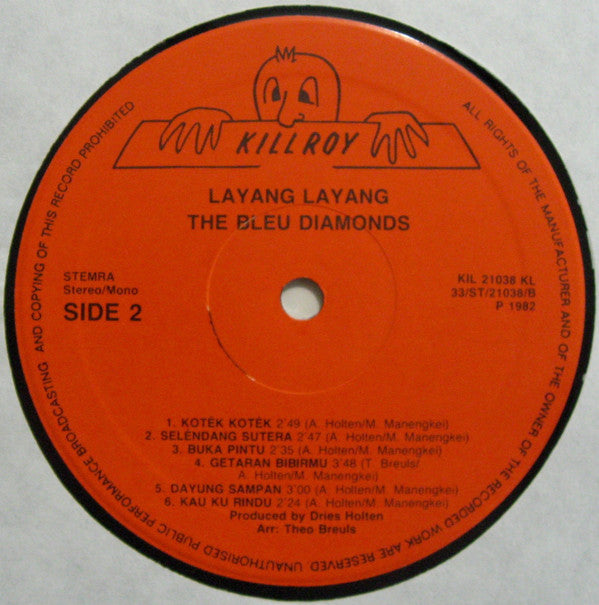 The Blue Diamonds : Layang-Layang (LP, Album)