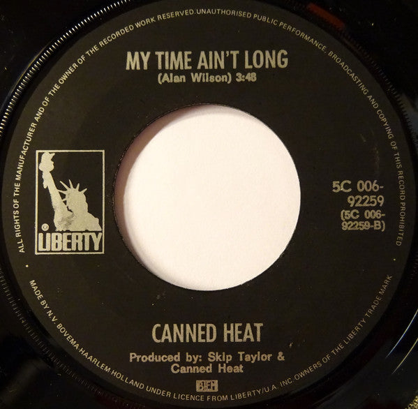 Canned Heat : Wooly Bully (7", Single)