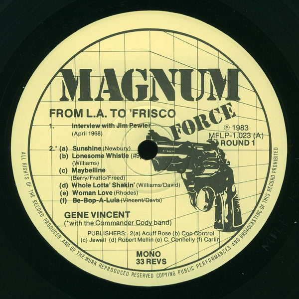 Gene Vincent : From L.A. To Frisco  (LP, Album)