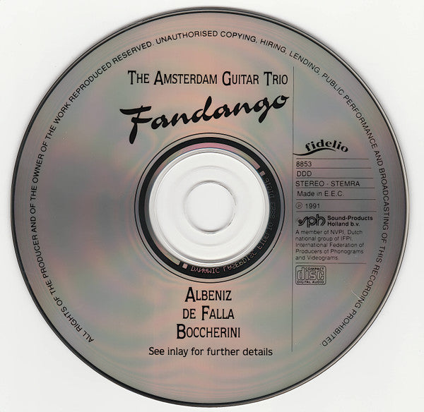 Amsterdam Guitar Trio : Fandango (CD, Album)