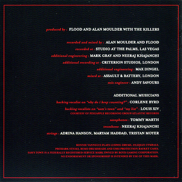 The Killers : Sam's Town (CD, Album, Jew)